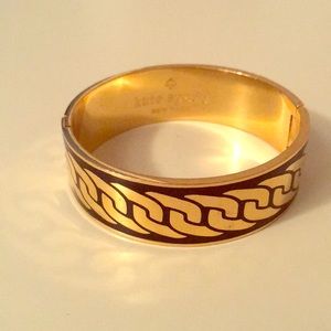 Kate spade Gold and Black bangle